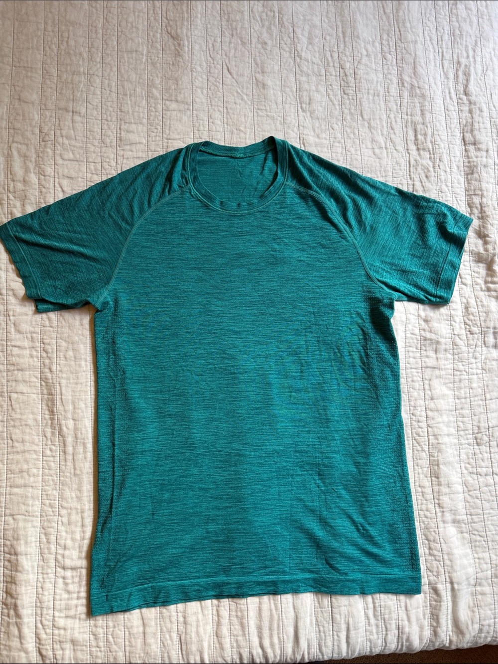 Men's Lululemon Teal Heather Short-Sleeve Metal Vent tech Tee